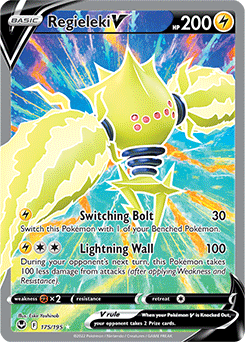 Regieleki V 175/195 Pokémon card from Silver Tempest for sale at best price