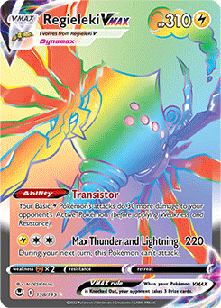 Regieleki VMAX 198/195 Pokémon card from Silver Tempest for sale at best price