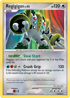 Regigigas 15/146 Pokémon card from Legends Awakened for sale at best price