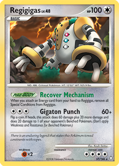 Regigigas 37/146 Pokémon card from Legends Awakened for sale at best price