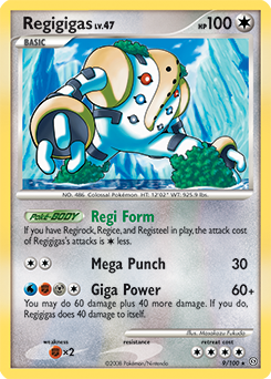 Regigigas 9/100 Pokémon card from Stormfront for sale at best price