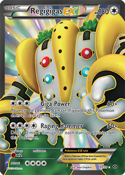 Regigigas EX 99/99 Pokémon card from Next Destinies for sale at best price