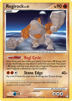 Regirock 38/146 Pokémon card from Legends Awakened for sale at best price