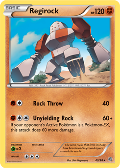 Regirock 40/98 Pokémon card from Ancient Origins for sale at best price