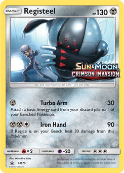 Registeel SM75 Pokémon card from Sun and Moon Promos for sale at best price