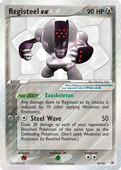 Carte Pokémon Registeel ex 99/101 de la série Ex Légendes Oubliées en vente au meilleur prix