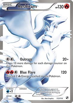 Reshiram 113/114 Pokémon card from Black & White for sale at best price