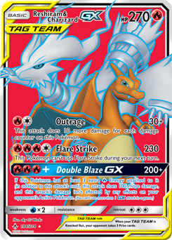 Reshiram Charizard GX 194/214 Pokémon card from Unbroken Bonds for sale at best price