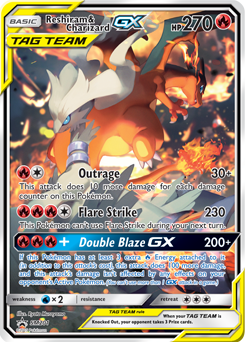 Reshiram Charizard GX SM201 Pokémon card from Sun and Moon Promos for sale at best price