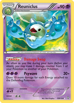 Reuniclus 126/124 Pokémon card from Dragons Exalted for sale at best price