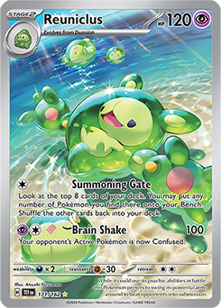 Reuniclus 171/162 Pokémon card from Temporal Forces for sale at best price