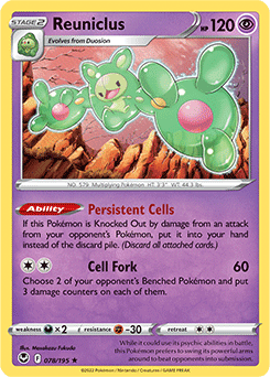 Reuniclus 078/195 Pokémon card from Silver Tempest for sale at best price
