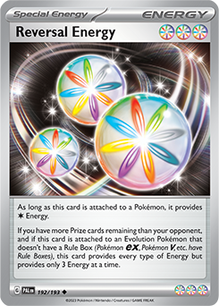 Uncommon Pokémon card Reversal Energy 192/193 from Paldea Evolved expansion