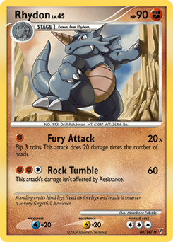 Rhydon 80/147 Pokémon card from Supreme Victors for sale at best price