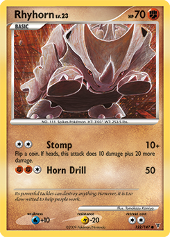 Rhyhorn 122/147 Pokémon card from Supreme Victors for sale at best price