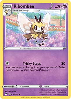 Ribombee 79/203 Pokémon card from Evolving Skies for sale at best price