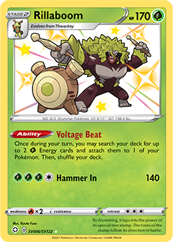Rillaboom SV006/SV122 Pokémon card from Shining Fates for sale at best price
