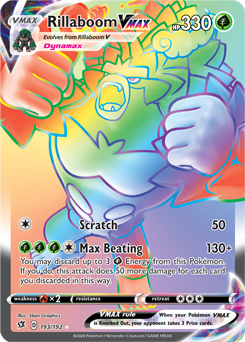 Rillaboom VMAX 193/192 Pokémon card from Rebel Clash for sale at best price