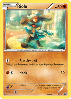 Riolu BW33 Pokémon card from Back & White Promos for sale at best price
