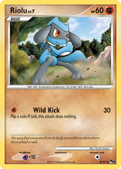 Riolu 8/17 Pokémon card from POP 6 for sale at best price