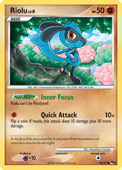 Riolu 16/17 Pokémon card from POP 8 for sale at best price