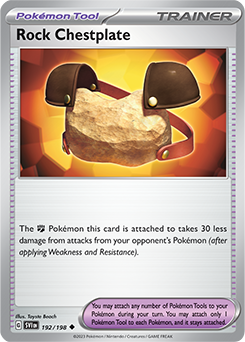 Uncommon Pokémon card Rock Chestplate 192/198 from Scarlet & Violet expansion