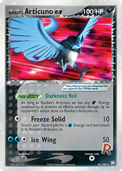 Carte Pokémon Rocket's Articuno ex 96/109 de la série Ex Team Rocket Returns en vente au meilleur prix