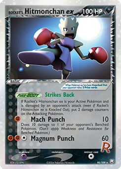 Rocket's Hitmonchan EX 98/109 Pokémon card from Ex Team Rocket Returns for sale at best price