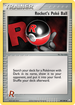 Carte Pokémon Rocket's Poké Ball 89/109 de la série Ex Team Rocket Returns en vente au meilleur prix