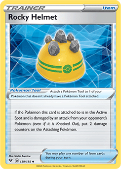 Rocky Helmet 159/185 Pokémon card from Vivid Voltage for sale at best price