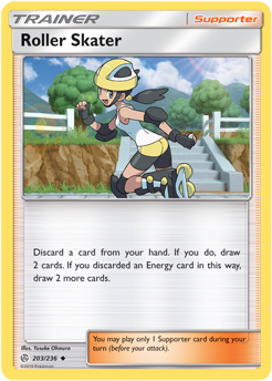 Roller Skater 203/236 Pokémon card from Cosmic Eclipse for sale at best price