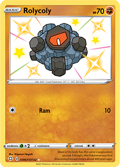 Shining Pokémon Pokémon card Rolycoly SV067/SV122 from Shining Fates expansion