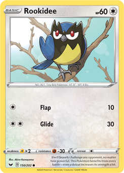 Rookidee 150/202 Pokémon card from Sword & Shield for sale at best price