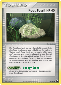 Root Fossil 80/92 Pokémon card from Ex Legend Maker for sale at best price