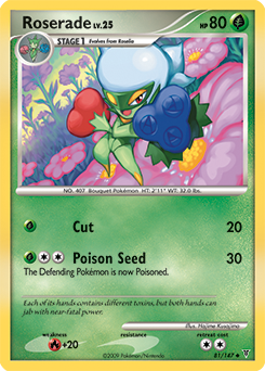 Roserade 81/147 Pokémon card from Supreme Victors for sale at best price