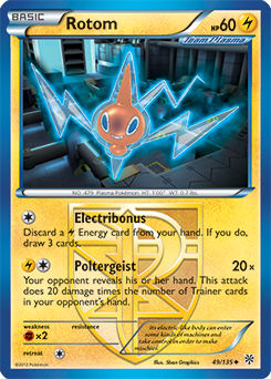 Rotom 49/135 Pokémon card from Plasma Storm for sale at best price