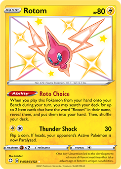 Rotom SV038/SV122 Pokémon card from Shining Fates for sale at best price