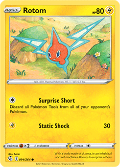 Rotom 94/264 Pokémon card from Fusion Strike for sale at best price