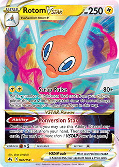 Rotom VSTAR 046/159 Pokémon card from Crown Zenith for sale at best price
