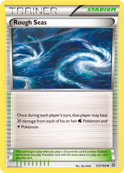 Rough Seas 137/160 Pokémon card from Primal Clash for sale at best price