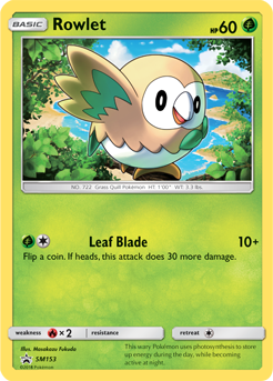 Rowlet SM153 Pokémon card from Sun and Moon Promos for sale at best price