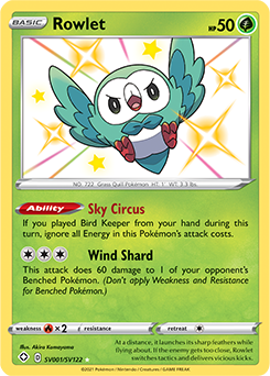 Rowlet SV001/SV122 Pokémon card from Shining Fates for sale at best price