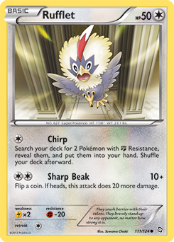 Rufflet 111/124 Pokémon card from Dragons Exalted for sale at best price