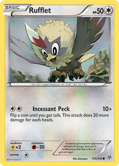 Rufflet 115/135 Pokémon card from Plasma Storm for sale at best price