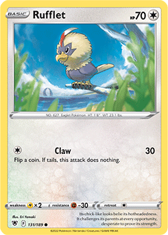 Rufflet 131/189 Pokémon card from Astral Radiance for sale at best price