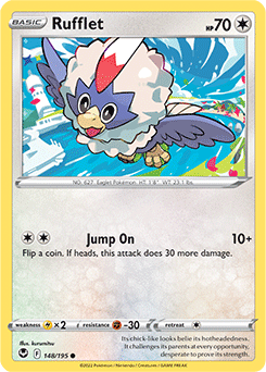 Rufflet 148/195 Pokémon card from Silver Tempest for sale at best price