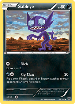 Sableye 68/146 Pokémon card from X&Y for sale at best price