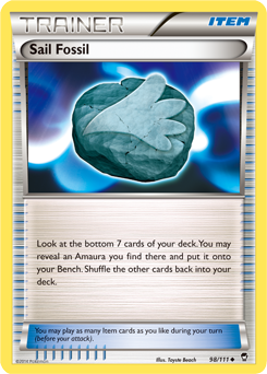 Sail Fossil 98/111 Pokémon card from Furious Fists for sale at best price