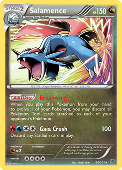 Salamence 64/101 Pokémon card from Plasma Blast for sale at best price