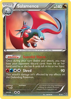 Salamence 8/20 Pokémon card from Dragon Vault for sale at best price